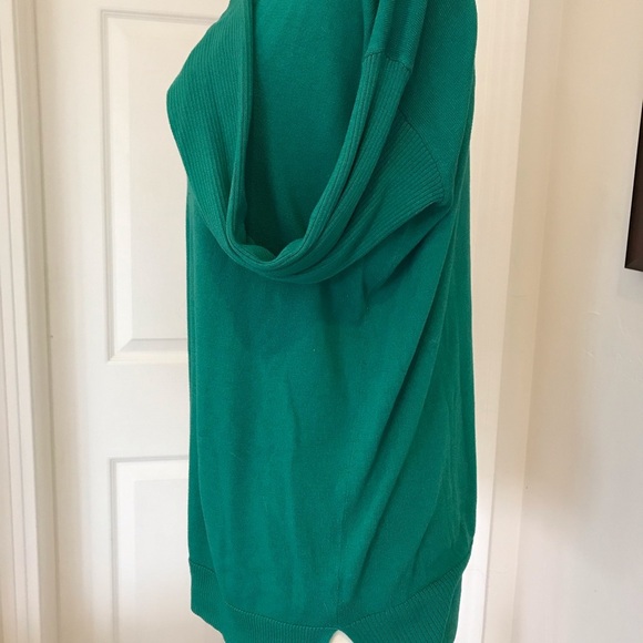 Vneck Teal Sweater - Picture 4 of 6